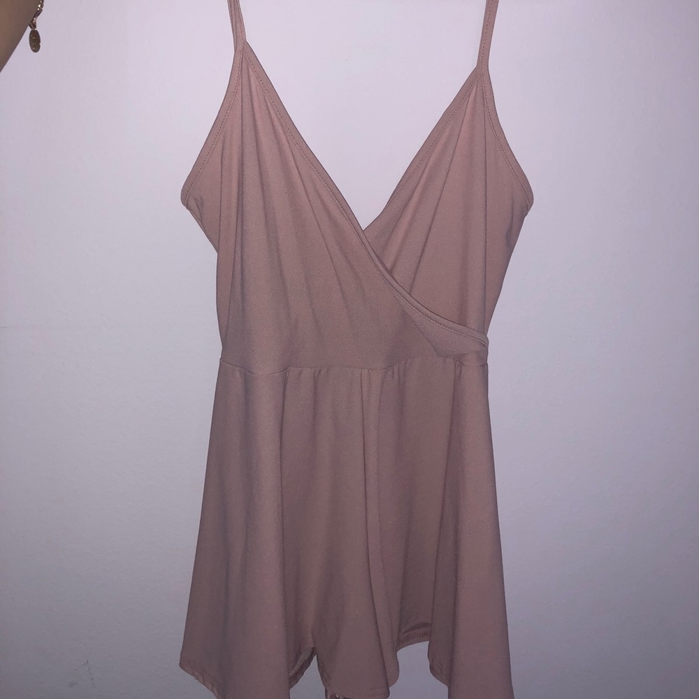 A pink romper